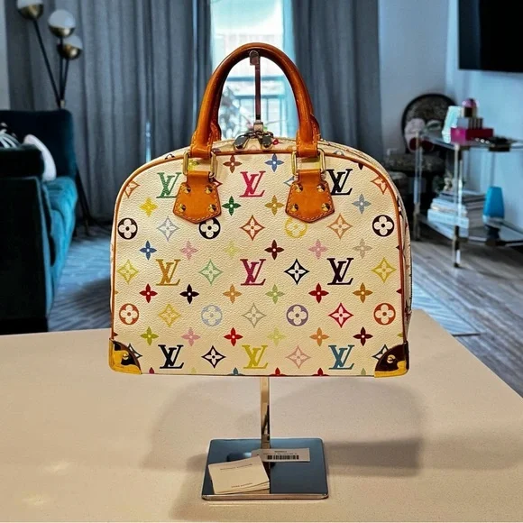 Louis Vuitton Red and Pink Satchel Bag - Picture 4 of 11